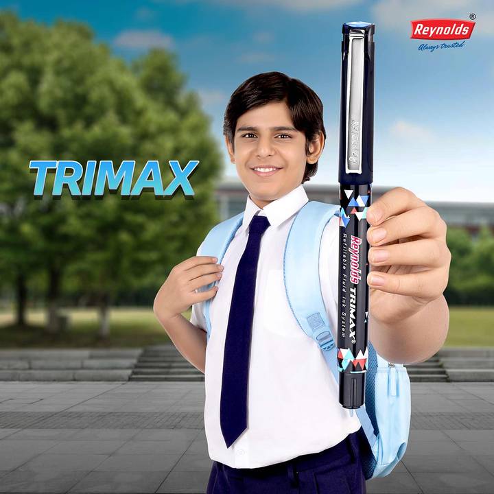 Reynolds Trimax Roller Pen (Blue)