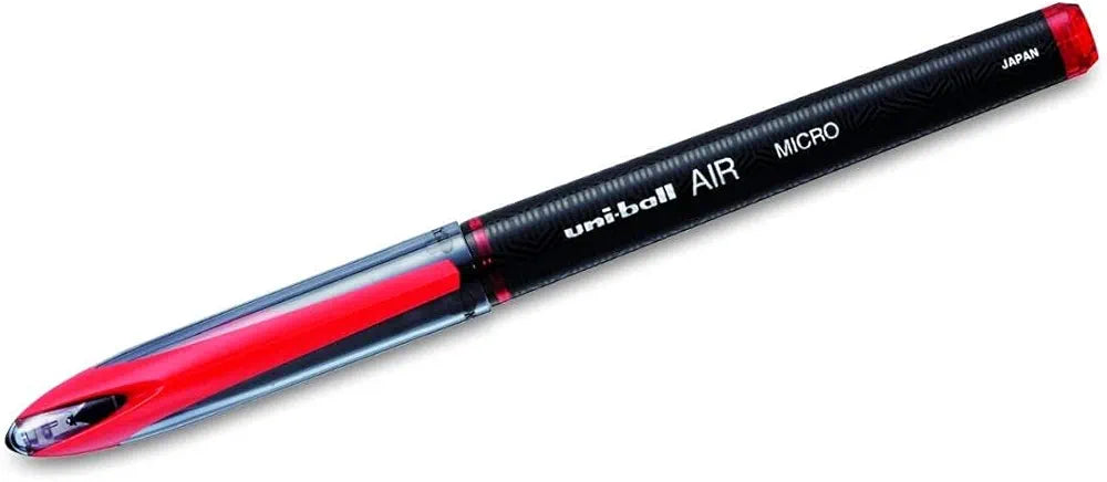 uni-ball Air UBA188M 0.5mm Roller Ball Pen | Blue, Black & Red Ink, Pack of 3