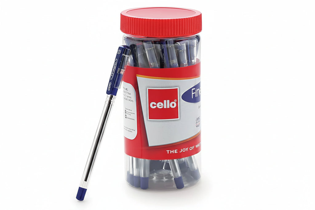 Cello Finegrip Ball Pen Set - Pack of 25 (Blue)