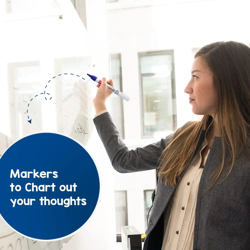 Cello Desk Station, Assorted Office Stationery Items 23 Stationery Items & 1 Pen Stand, Multicolor (Plastic) Corporate Gifts For Employees