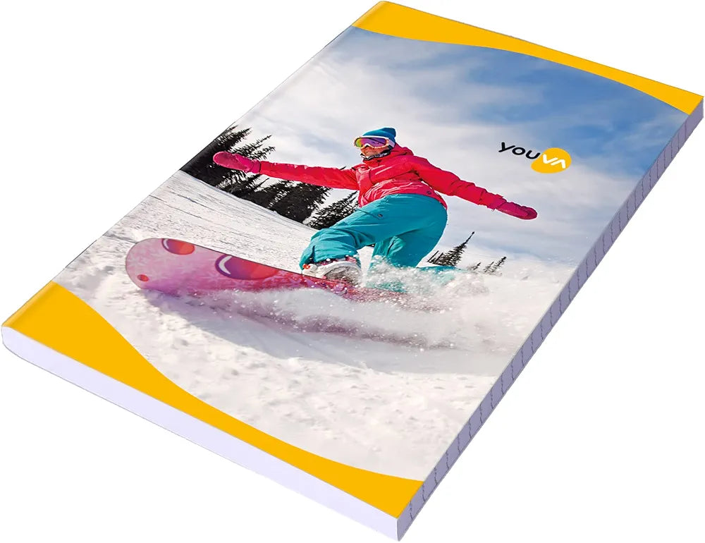 YOUVA Navneet Soft Bound Long Book/Soft cover Notebook for Students | Single Line | 172 Pages | Pack of 6 | Regular Size 17 cm x 27 cm