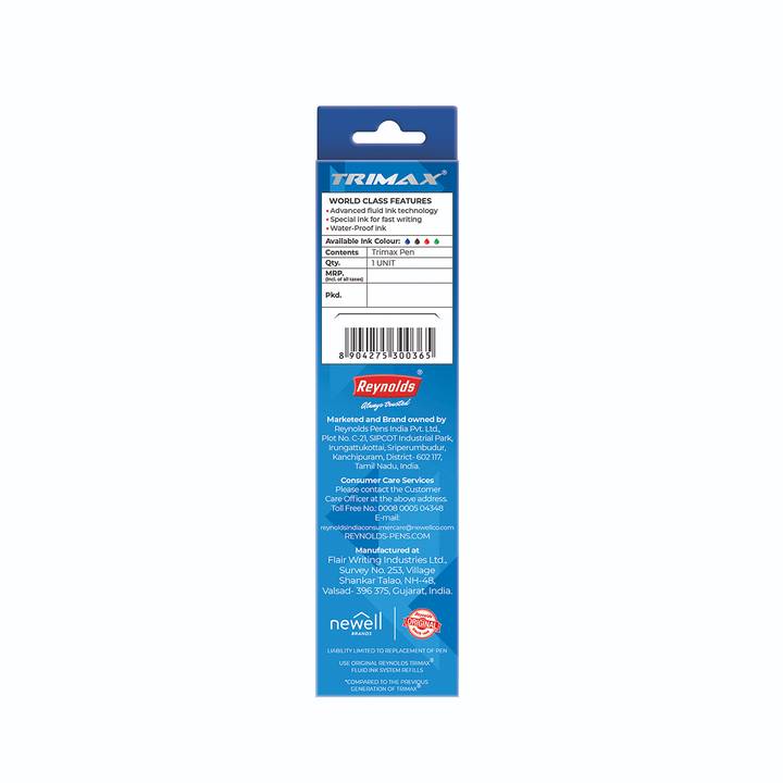 Reynolds Trimax Roller Pen (Blue)